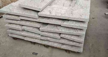 黄冈芝麻白蘑菇石，自然面