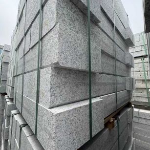 黄冈芝麻白路牙石 马路牙子