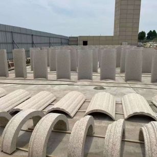 黄冈黄金麻别墅柱皮 异形 线条定制