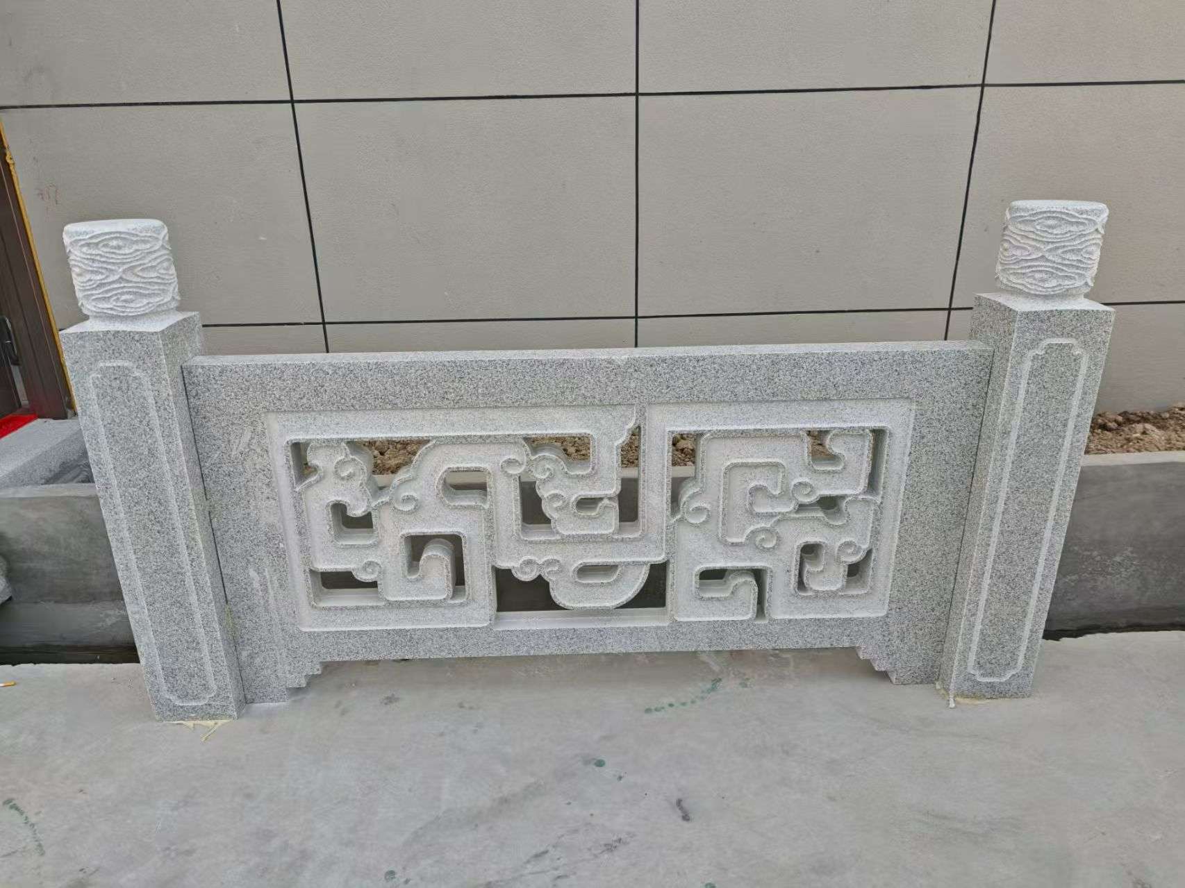 黄冈芝麻白河道栏杆 桥栏杆