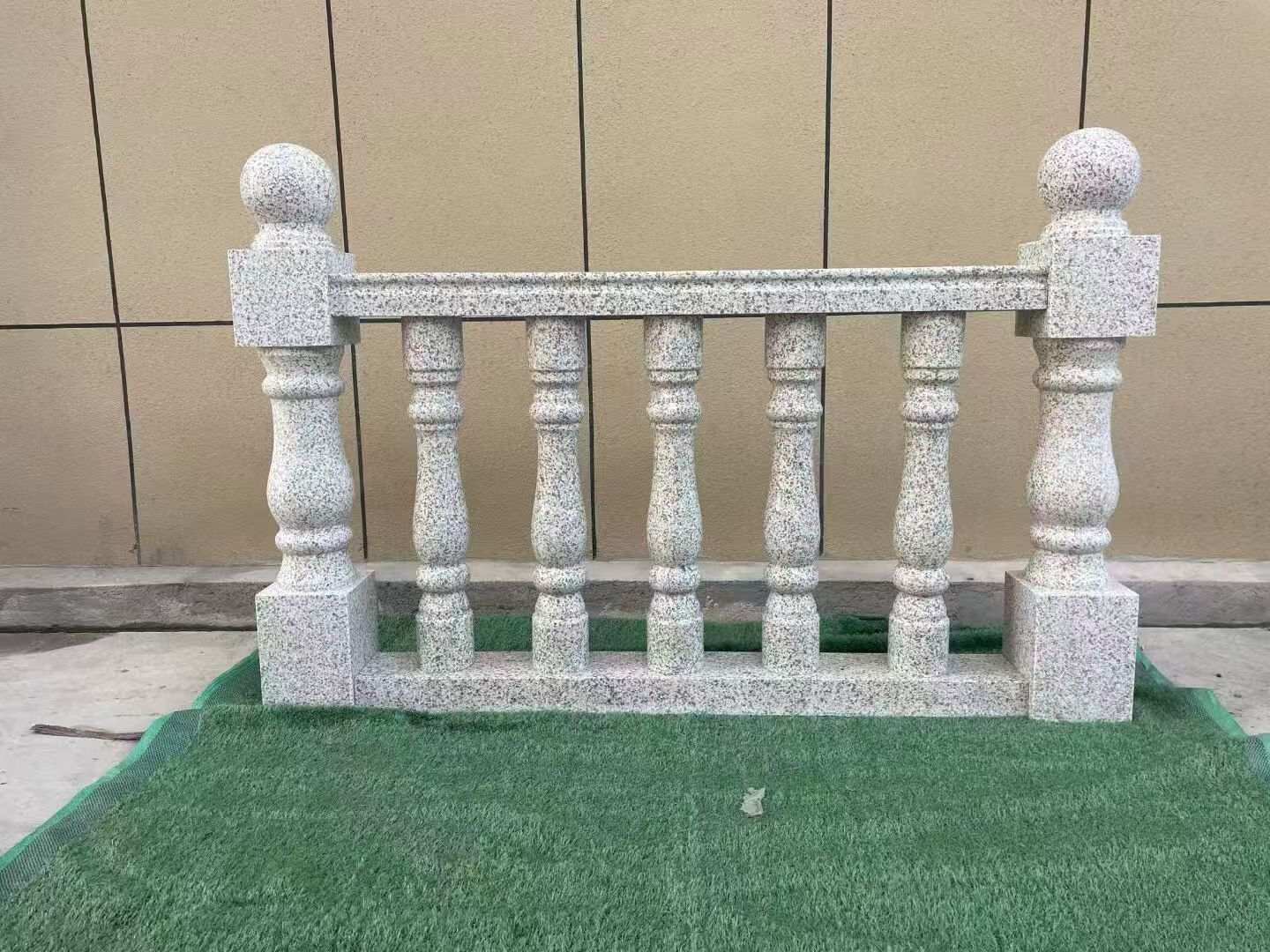 黄冈芝麻白阳台栏杆 花岗岩栏杆