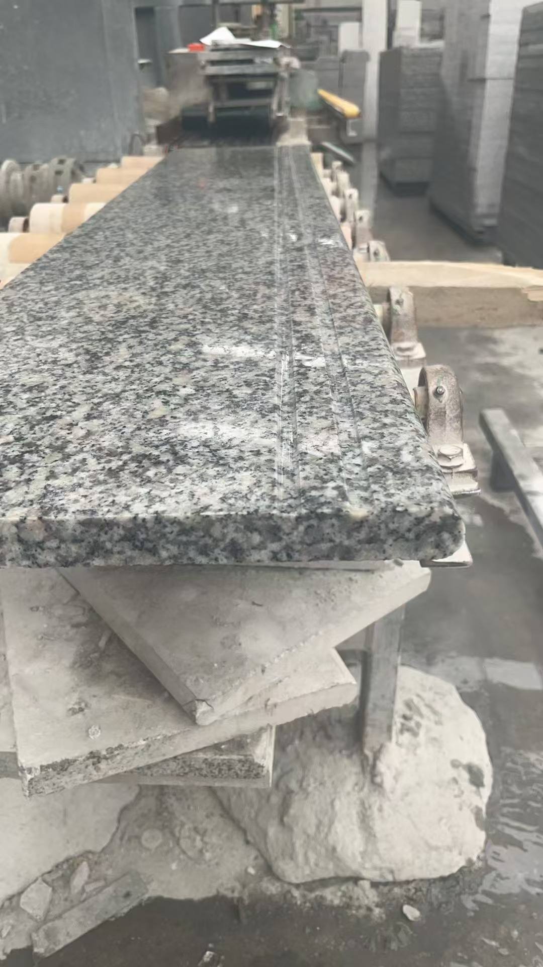 黄冈芝麻白楼梯踏步 芙蓉白